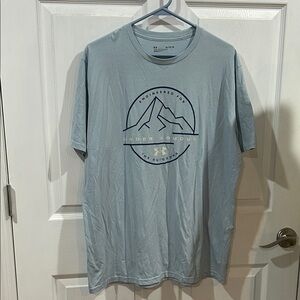 Under Armour Men's Light Blue Graphic Tee